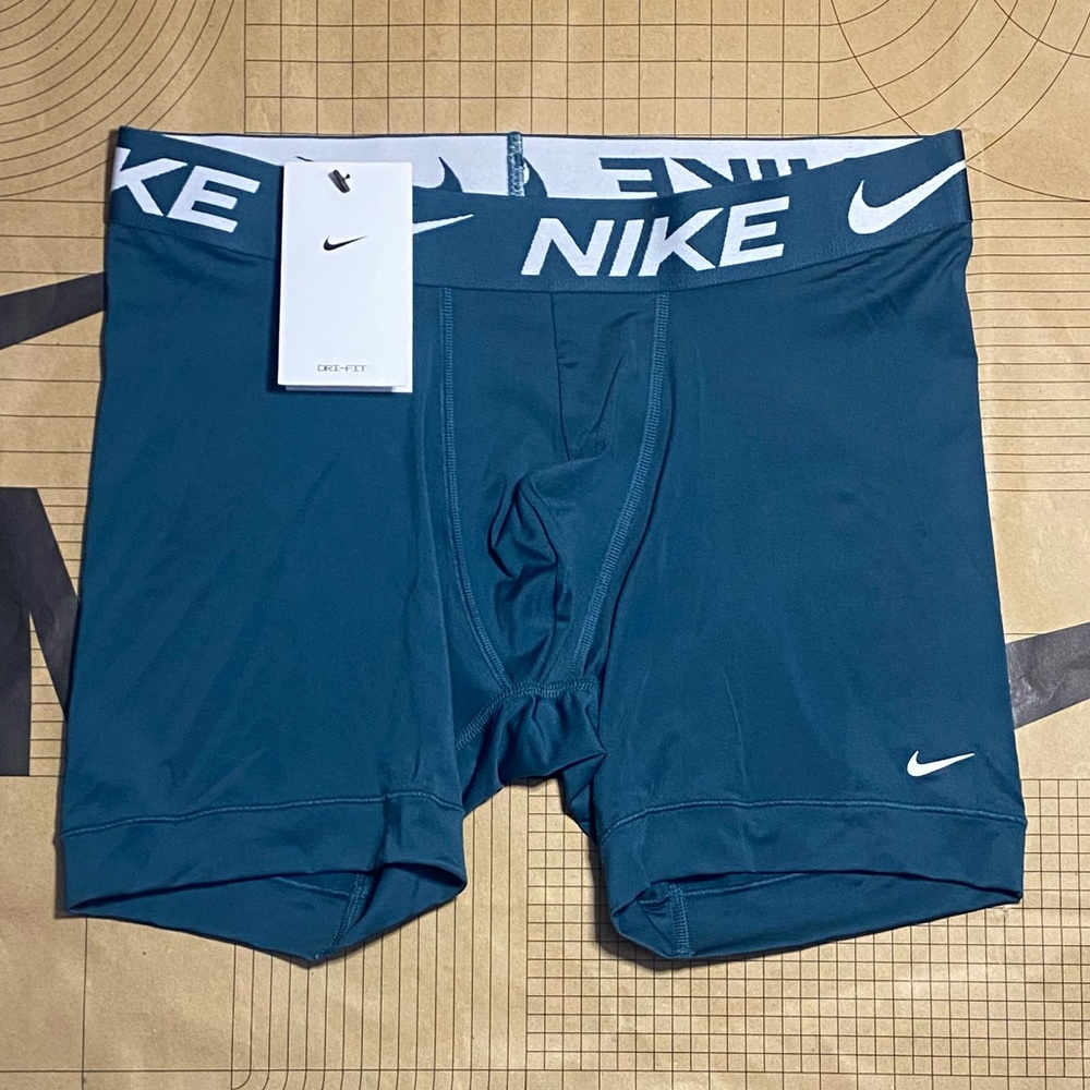 Nike pro Dri-FIT Boxer-Briefs Men’s athletic brief microfiber underwear teal